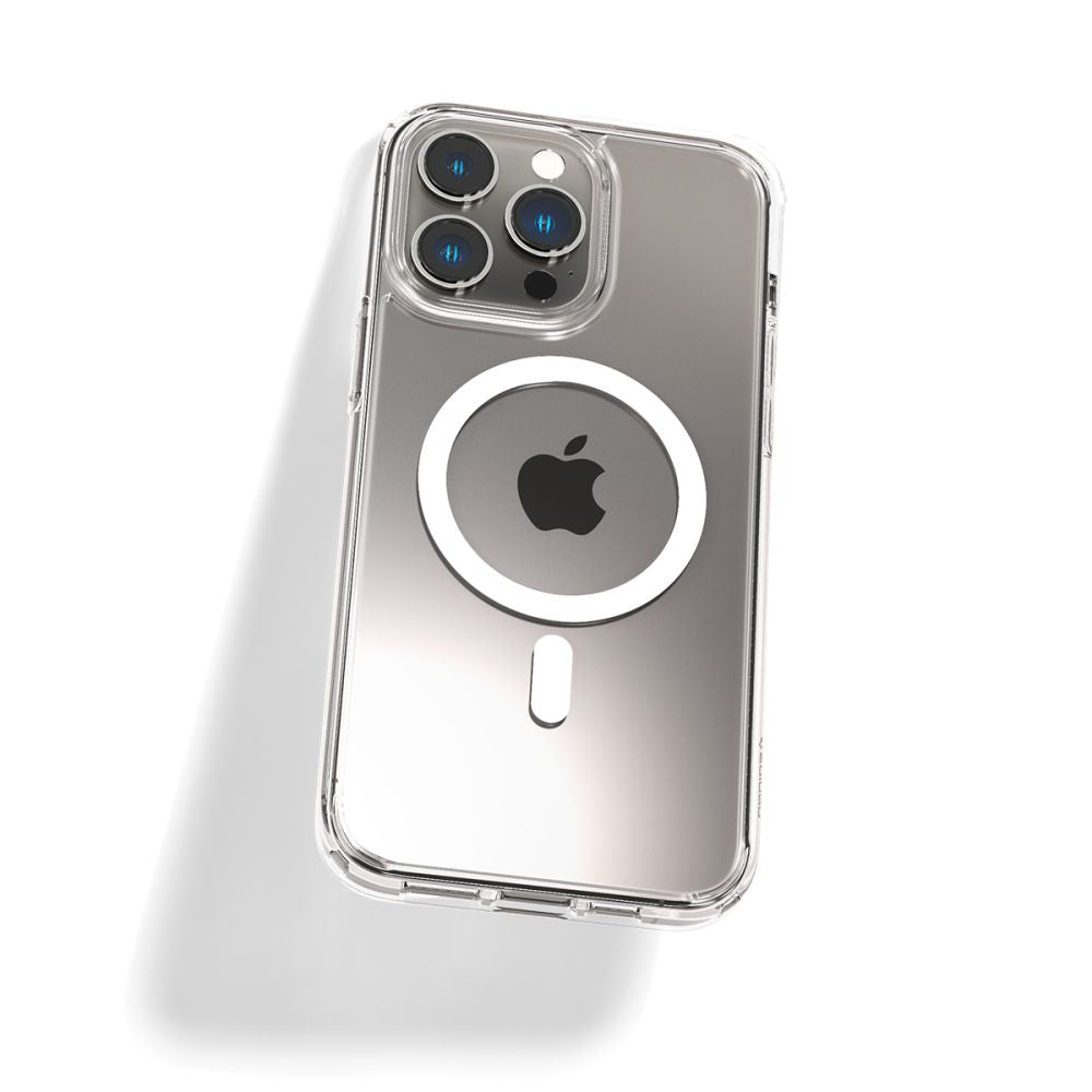 COPERTURA SPIGEN ULTRA HYBRID MAG MAGSAFE IPHONE 14 PRO BIANCA