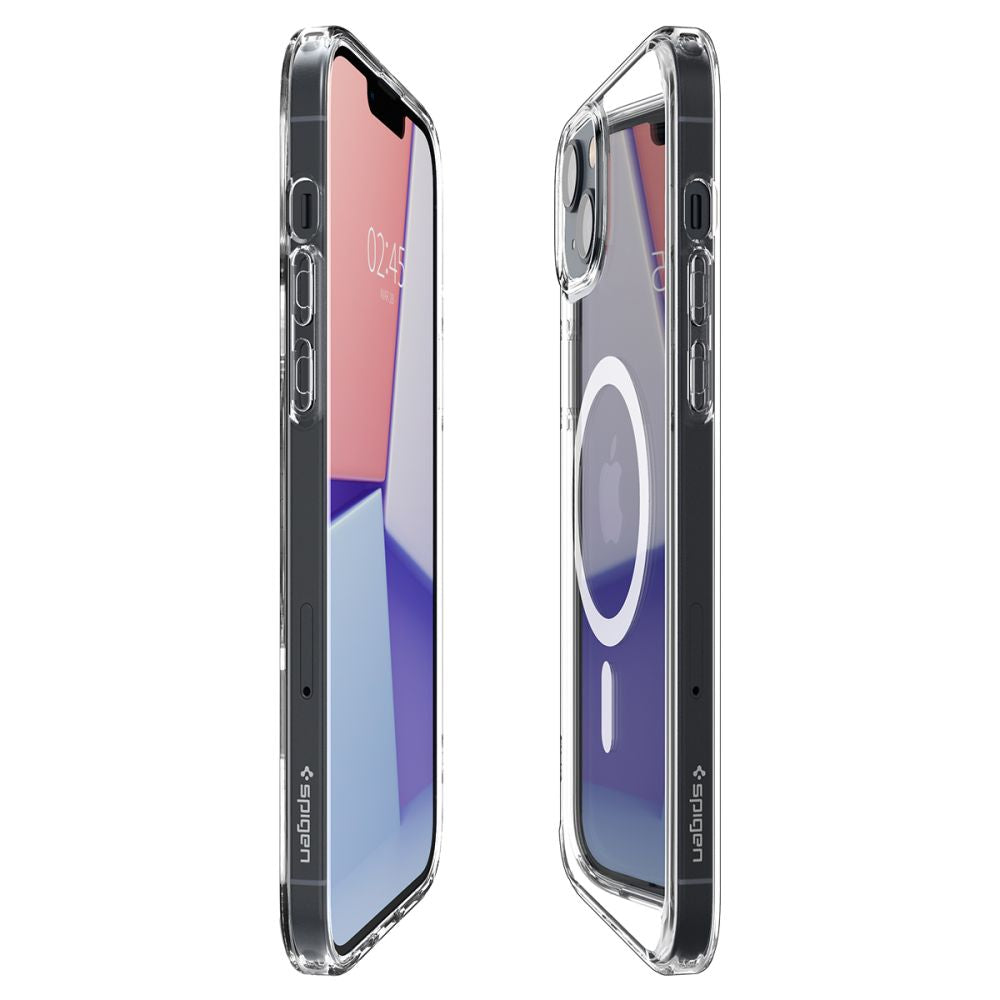 COPERTURA SPIGEN ULTRA HYBRID MAG MAGSAFE IPHONE 14 BIANCA