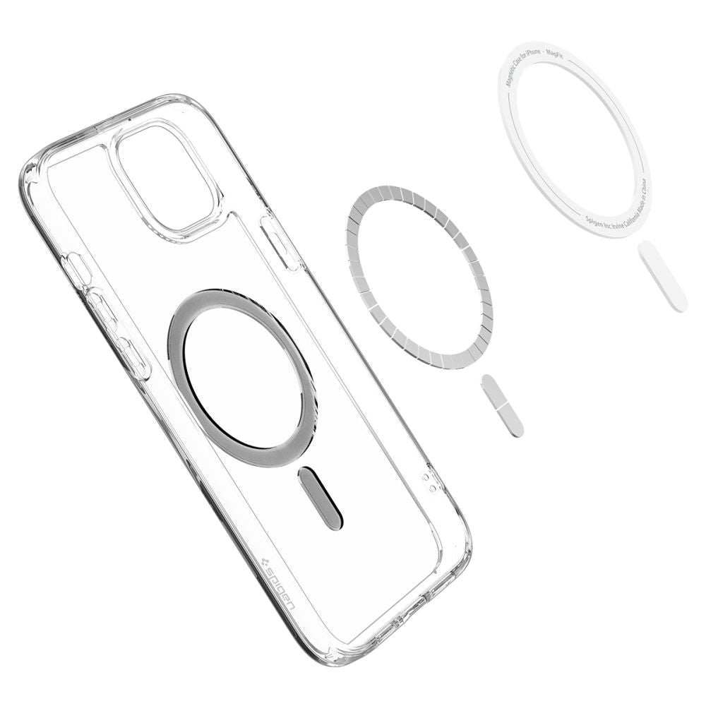 COPERTURA SPIGEN ULTRA HYBRID MAG MAGSAFE IPHONE 15 PLUS NERA