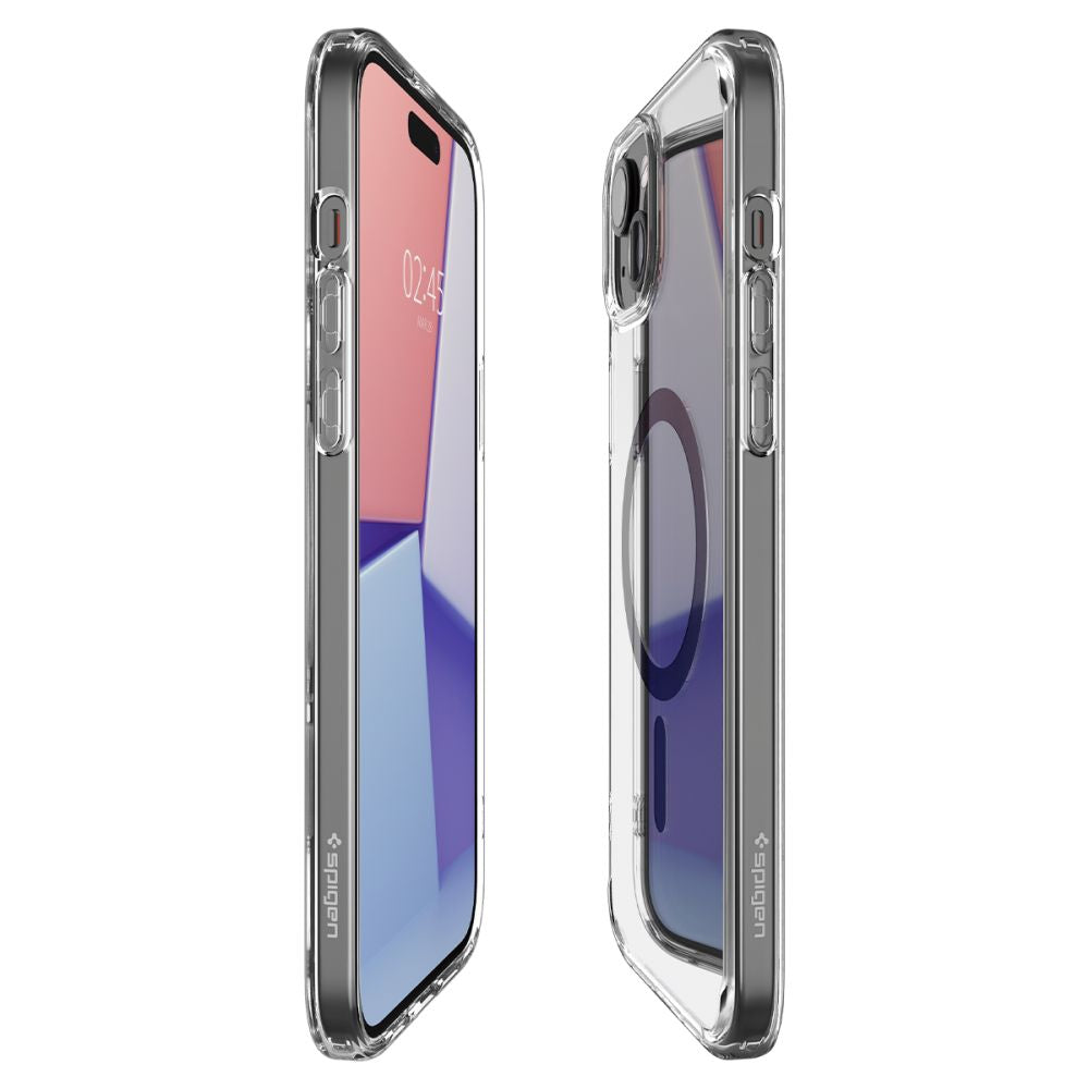 COPERTURA SPIGEN ULTRA HYBRID MAG MAGSAFE IPHONE 15 PLUS NERA