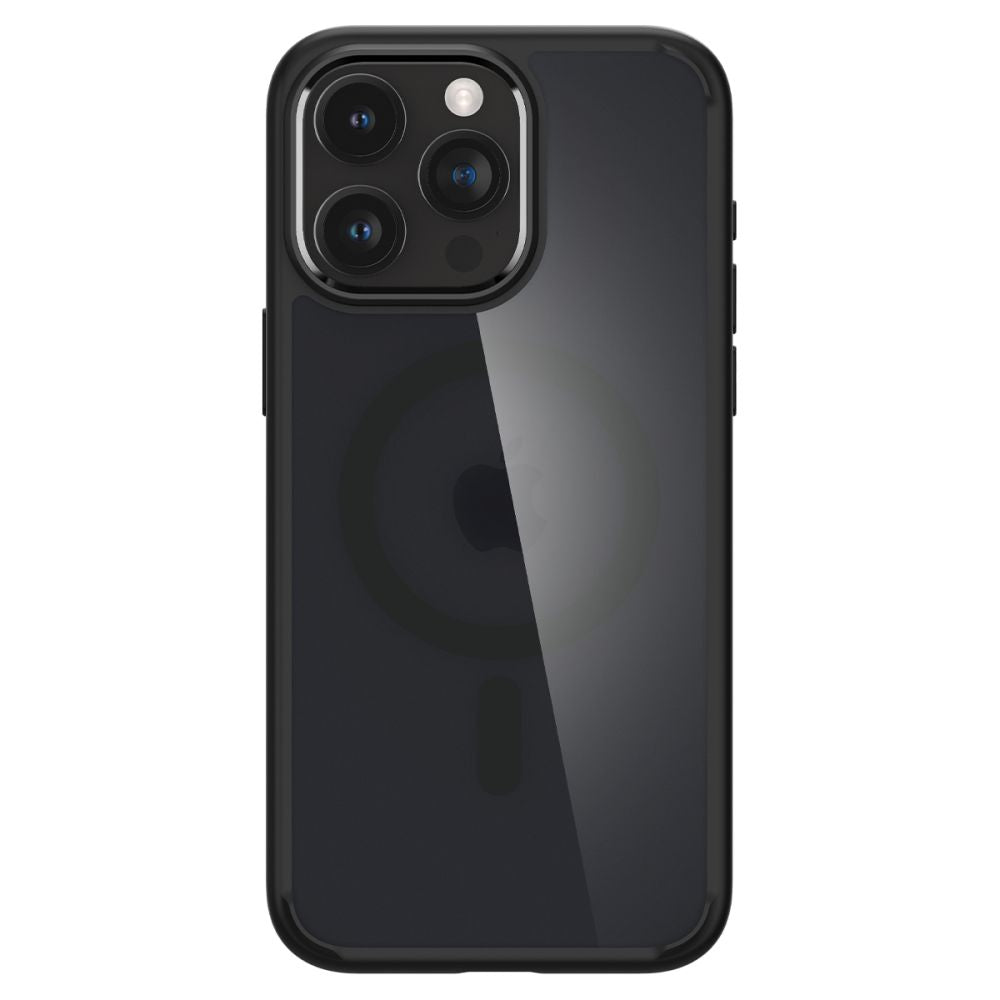 COPERTURA SPIGEN ULTRA HYBRID MAG MAGSAFE IPHONE 15 PRO FROST BLACK