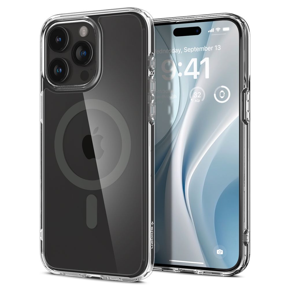 COPERTURA SPIGEN ULTRA HYBRID MAG MAGSAFE IPHONE 15 PRO GRAPHITE