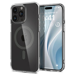 COPERTURA SPIGEN ULTRA HYBRID MAG MAGSAFE IPHONE 15 PRO GRAPHITE