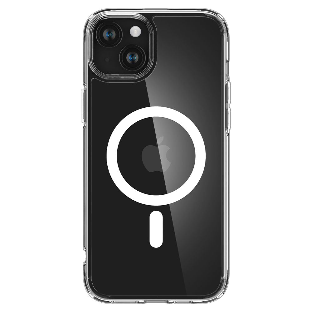 COPERTURA SPIGEN ULTRA HYBRID MAG MAGSAFE IPHONE 15 BIANCA
