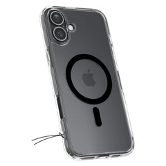 COPERTURA SPIGEN ULTRA HYBRID MAG MAGSAFE IPHONE 16 PLUS NERA