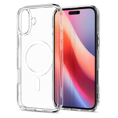 COPERTURA SPIGEN ULTRA HYBRID MAG MAGSAFE IPHONE 16 PLUS BIANCA