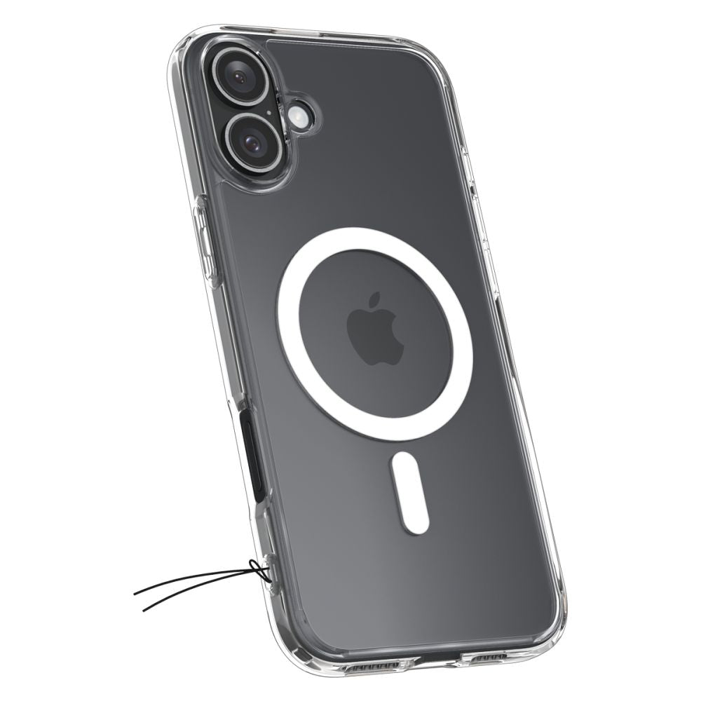 COPERTURA SPIGEN ULTRA HYBRID MAG MAGSAFE IPHONE 16 PLUS BIANCA