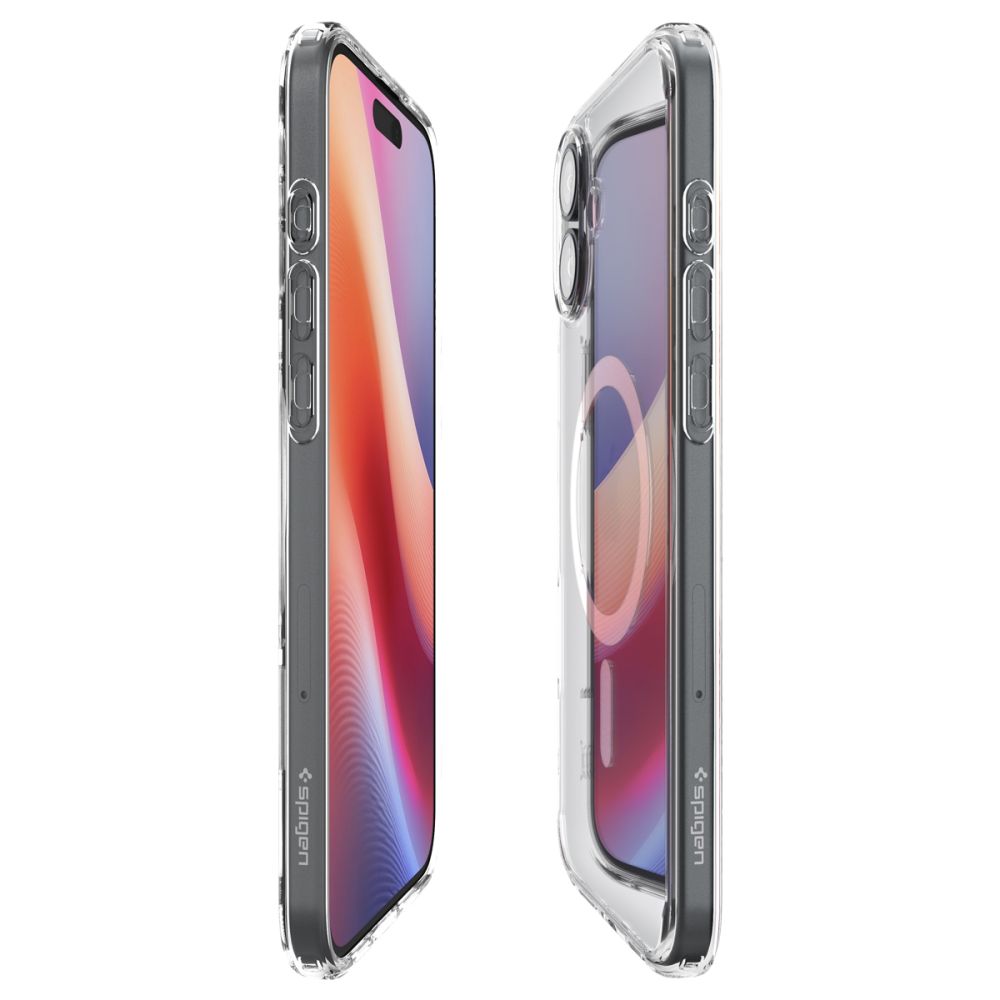 COPERTURA SPIGEN ULTRA HYBRID MAG MAGSAFE IPHONE 16 PLUS BIANCA