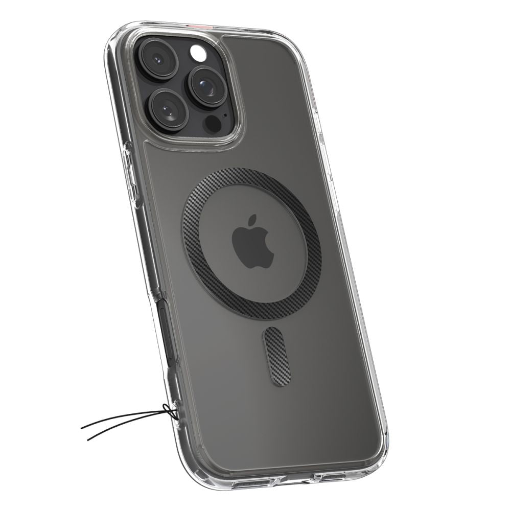 COPERTURA SPIGEN ULTRA HYBRID MAG MAGSAFE IPHONE 16 PRO FIBRA DI CARBONIO