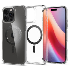 COPERTURA SPIGEN ULTRA HYBRID MAG MAGSAFE IPHONE 16 PRO MAX FIBRA DI CARBONIO