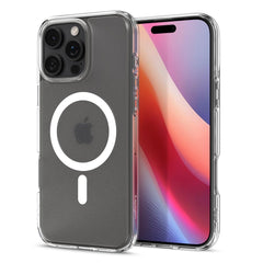 COPERTURA SPIGEN ULTRA HYBRID MAG MAGSAFE IPHONE 16 PRO MAX FROST CLEAR