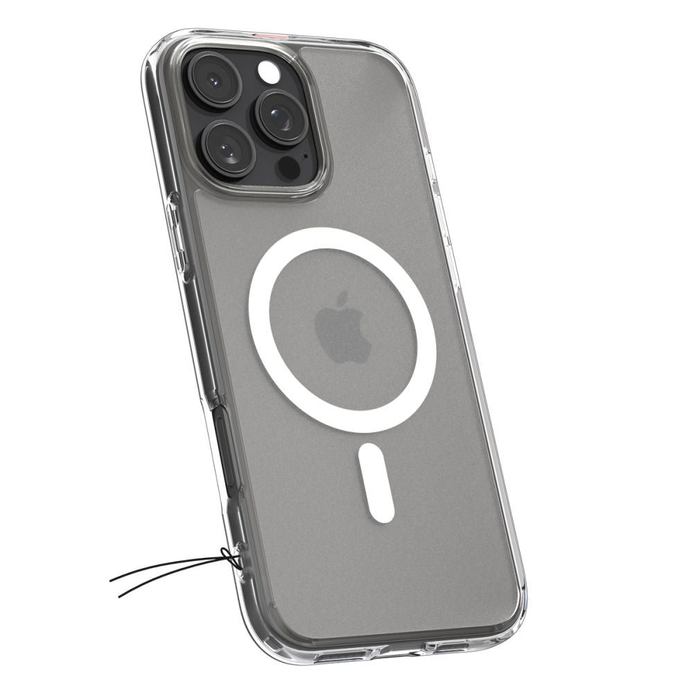 COPERTURA SPIGEN ULTRA HYBRID MAG MAGSAFE IPHONE 16 PRO MAX FROST CLEAR