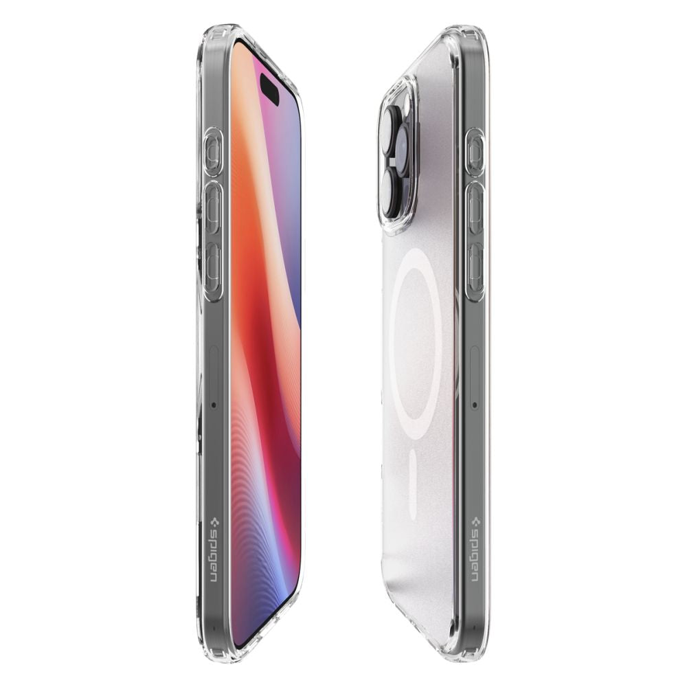 COPERTURA SPIGEN ULTRA HYBRID MAG MAGSAFE IPHONE 16 PRO MAX FROST CLEAR