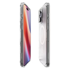 COPERTURA SPIGEN ULTRA HYBRID MAG MAGSAFE IPHONE 16 PRO MAX FROST CLEAR