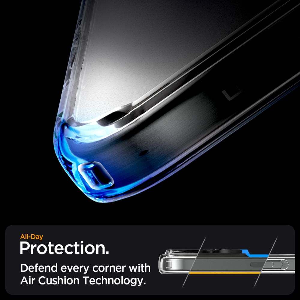 COPERTURA SPIGEN ULTRA HYBRID MAG MAGSAFE IPHONE 16 PRO MAX FROST CLEAR