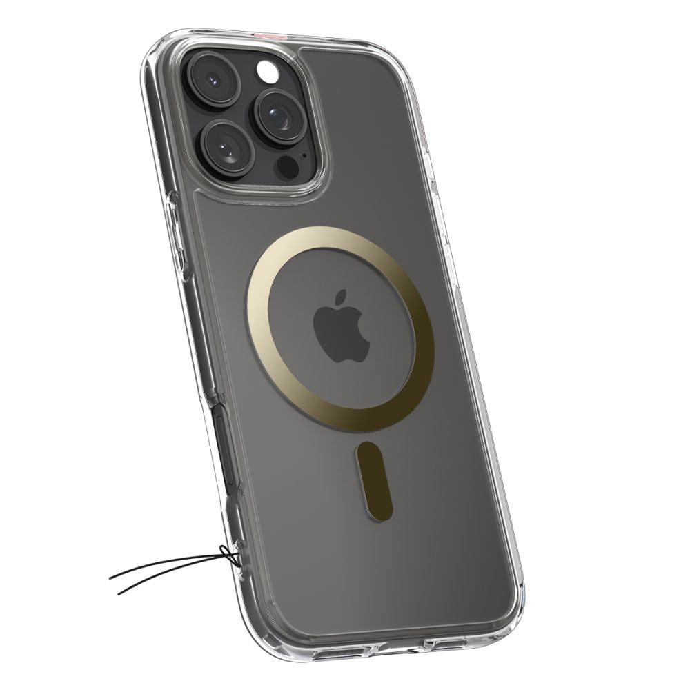 COPERTURA SPIGEN ULTRA HYBRID MAG MAGSAFE IPHONE 16 PRO MAX ORO