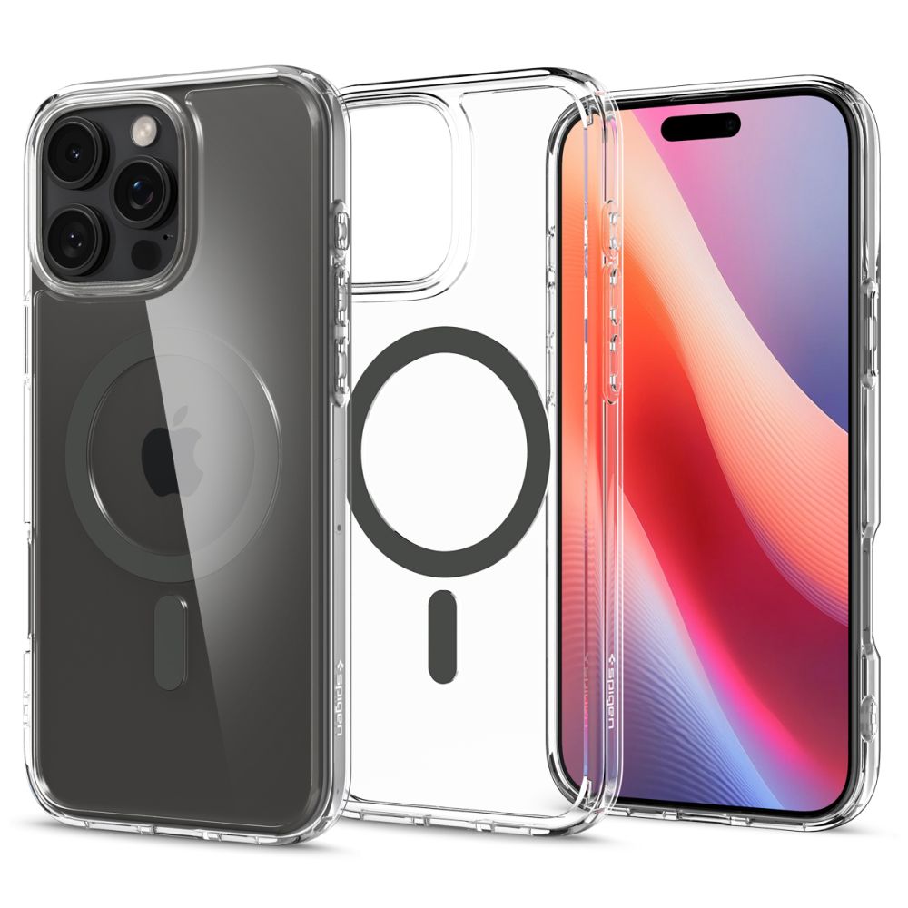 COPERTURA SPIGEN ULTRA HYBRID MAG MAGSAFE IPHONE 16 PRO MAX GRAFITE