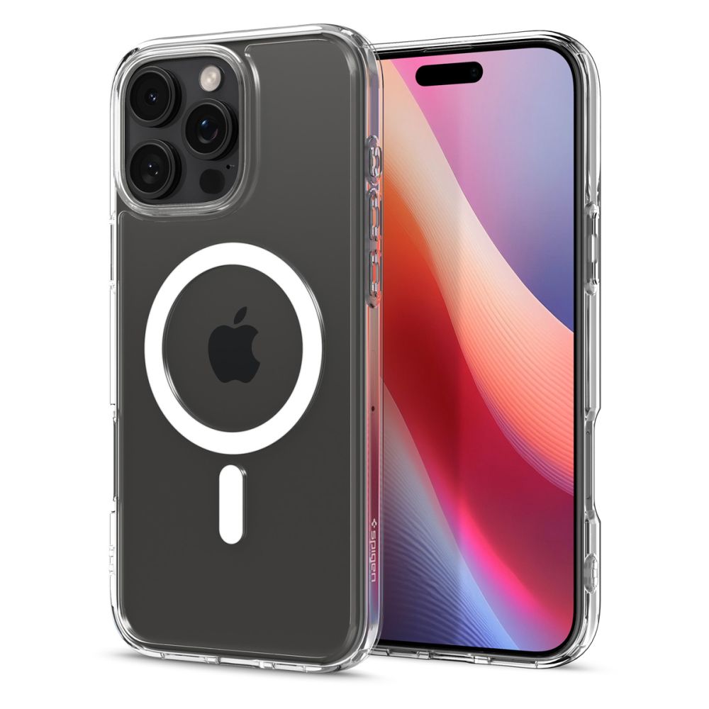 COPERTURA SPIGEN ULTRA HYBRID MAG MAGSAFE IPHONE 16 PRO MAX BIANCA