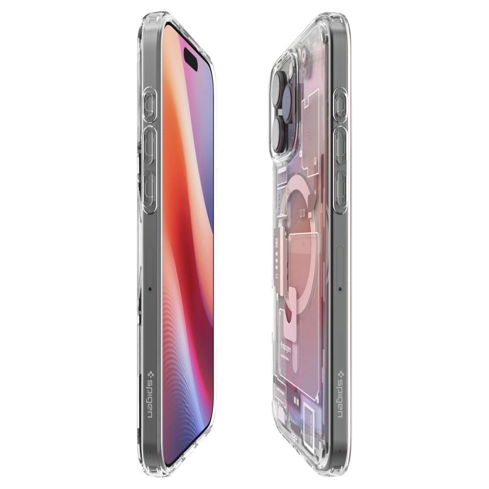 COPERTURA SPIGEN ULTRA HYBRID MAG MAGSAFE IPHONE 16 PRO MAX ZERO ONE TITANIO NATURALE