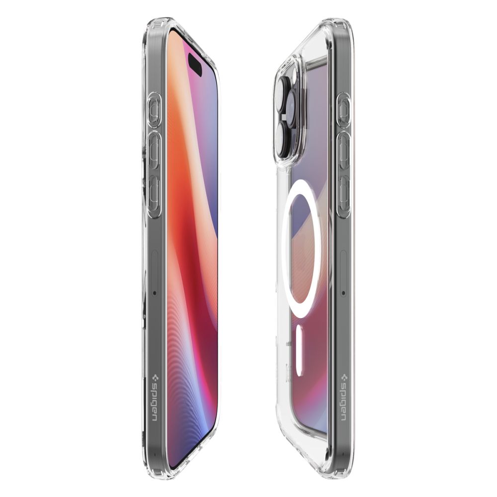 COPERTURA SPIGEN ULTRA HYBRID MAG MAGSAFE IPHONE 16 PRO BIANCA