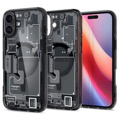 COPERTURA SPIGEN ULTRA HYBRID MAG MAGSAFE IPHONE 16 ZERO ONE