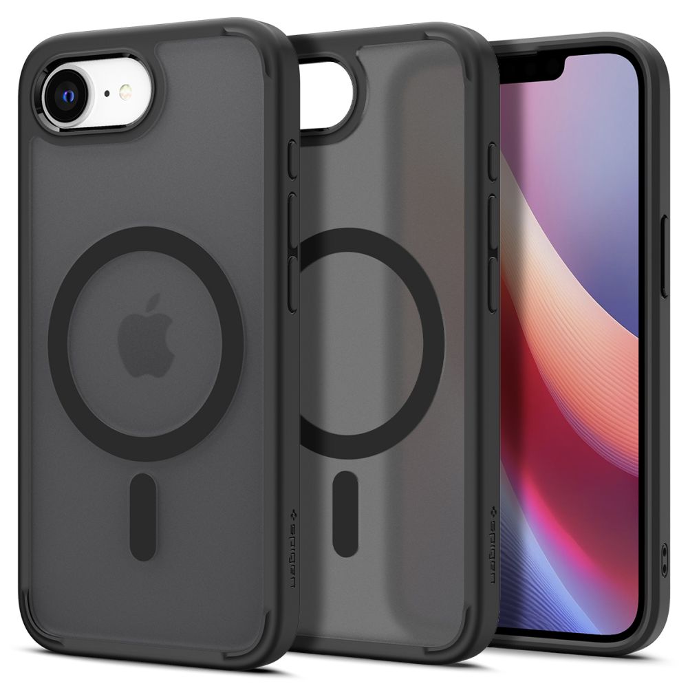 COPERTURA SPIGEN ULTRA HYBRID MAG MAGSAFE IPHONE 16E FROST BLACK