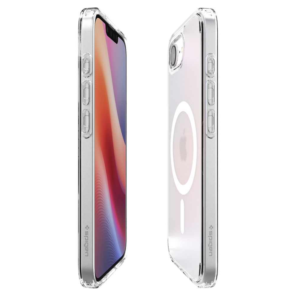 COPERTURA SPIGEN ULTRA HYBRID MAG MAGSAFE IPHONE 16E FROST WHITE