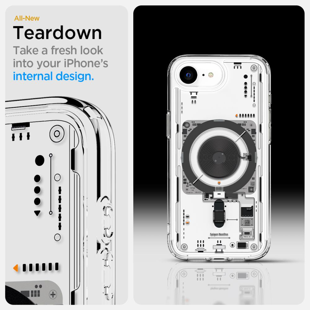COPERTURA SPIGEN ULTRA HYBRID MAG MAGSAFE IPHONE 16E NEO ONE