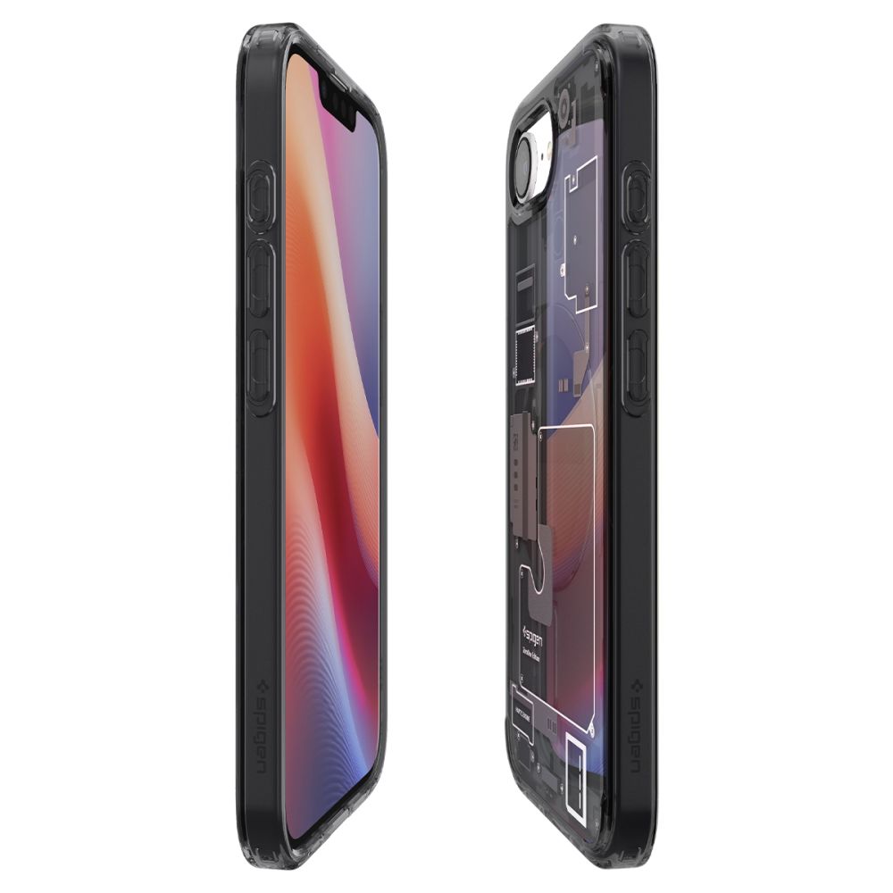 COPERTURA SPIGEN ULTRA HYBRID MAG MAGSAFE IPHONE 16E ZERO ONE NERA