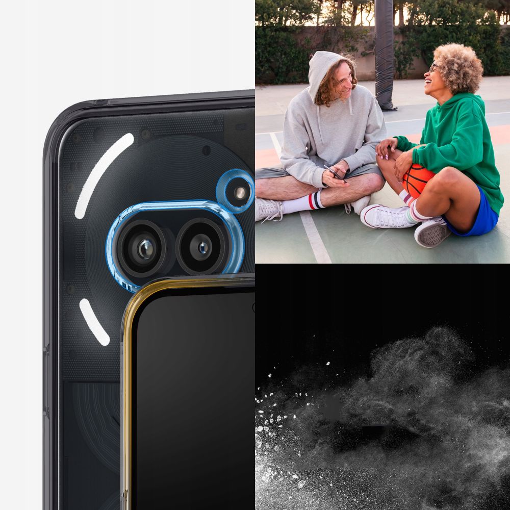 COPERTURA SPIGEN ULTRA HYBRID NOTHING PHONE 2A / 2A PLUS SPACE CRYSTAL