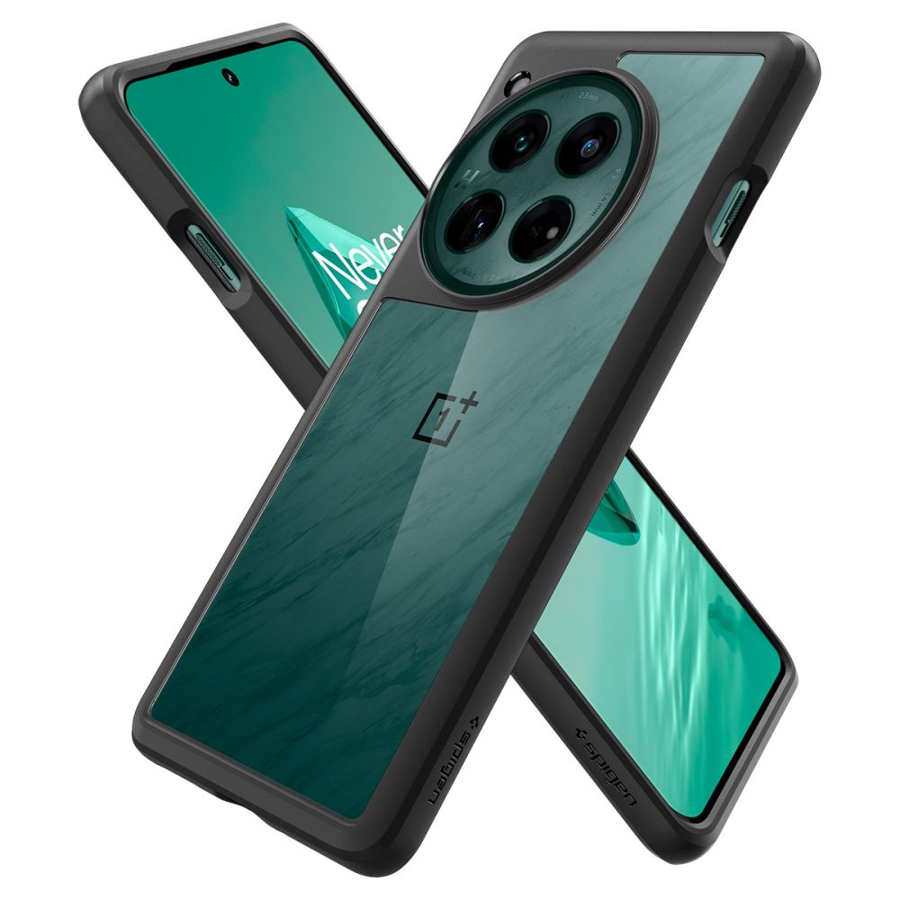 COPERTURA SPIGEN ULTRA HYBRID ONEPLUS 12 NERO OPACO
