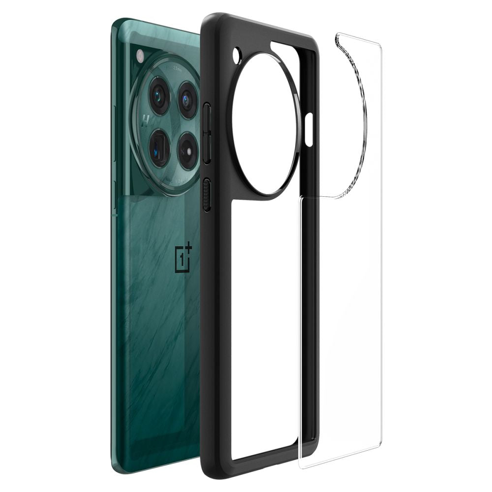 COPERTURA SPIGEN ULTRA HYBRID ONEPLUS 12 NERO OPACO