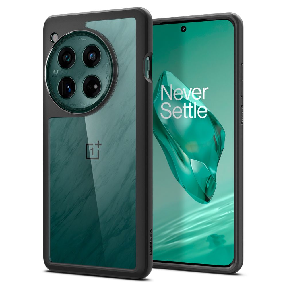 COPERTURA SPIGEN ULTRA HYBRID ONEPLUS 12 NERO OPACO