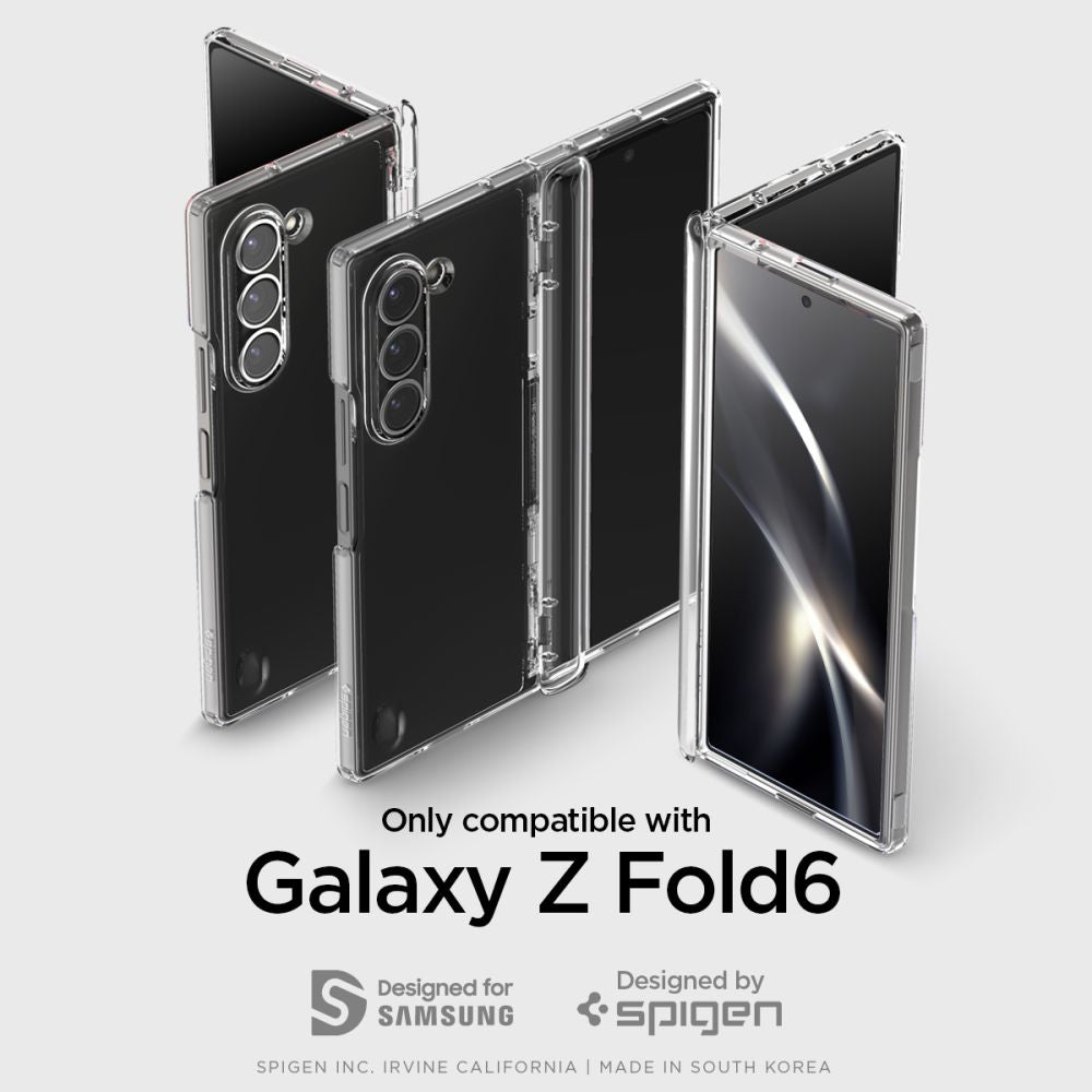 COPERTURA SPIGEN ULTRA HYBRID PRO GALAXY Z FOLD 6 CRYSTAL CLEAR