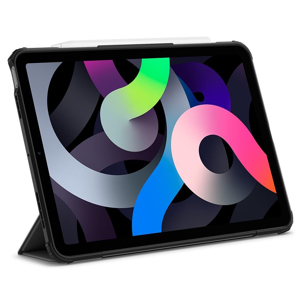 COPERTURA SPIGEN ULTRA HYBRID PRO PER IPAD AIR 10.9 4 / 5 / 2020-2022 / 11 6 / 2024 NERA