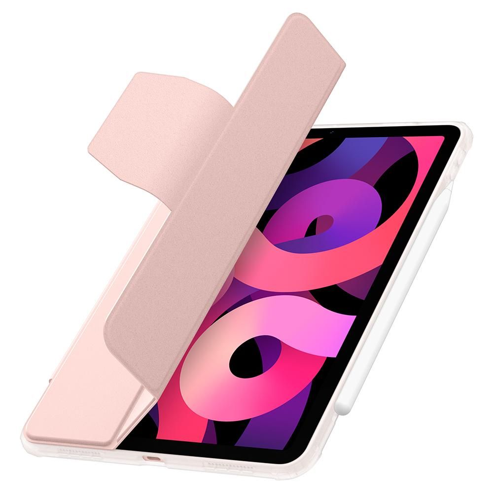 COPERTURA / INVOLUCRO PER IPAD AIR 10.9 4 / 5 / 2020-2022 / 11 6 / 2024 SPIGEN ULTRA HYBRID PRO IPAD AIR ROSE GOLD