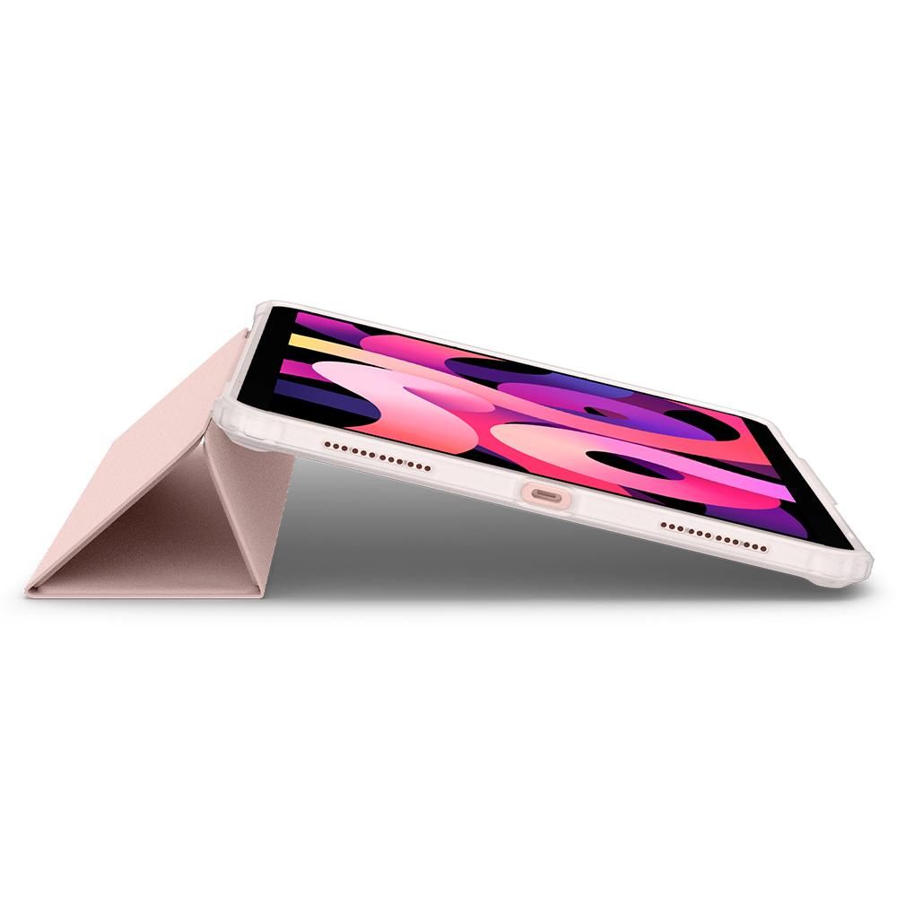COPERTURA / INVOLUCRO PER IPAD AIR 10.9 4 / 5 / 2020-2022 / 11 6 / 2024 SPIGEN ULTRA HYBRID PRO IPAD AIR ROSE GOLD