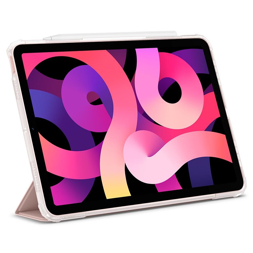 COPERTURA / INVOLUCRO PER IPAD AIR 10.9 4 / 5 / 2020-2022 / 11 6 / 2024 SPIGEN ULTRA HYBRID PRO IPAD AIR ROSE GOLD