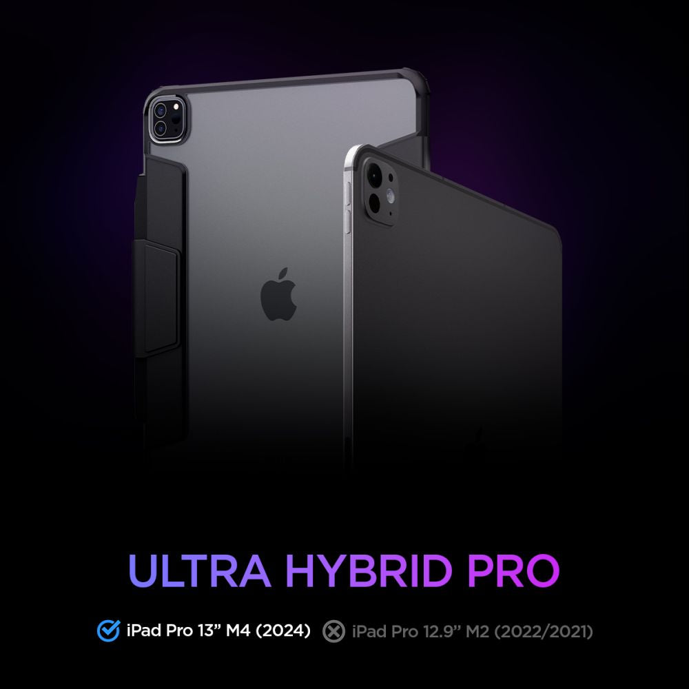 COPERTURA SPIGEN ULTRA HYBRID "PRO" IPAD PRO 13 7 / 2024 NERA