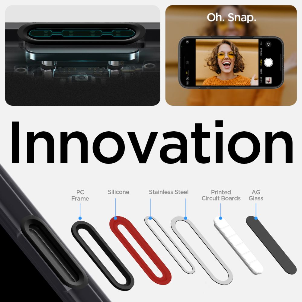 COPERTURA SPIGEN ULTRA HYBRID "T" MAG MAGSAFE IPHONE 16 FROST BLACK