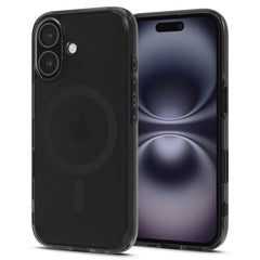 COPERTURA SPIGEN ULTRA HYBRID "T" MAG MAGSAFE IPHONE 16 FROST BLACK