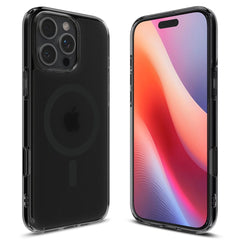 COPERTURA SPIGEN ULTRA HYBRID "T" MAG MAGSAFE IPHONE 16 PRO MAX FROST BLACK