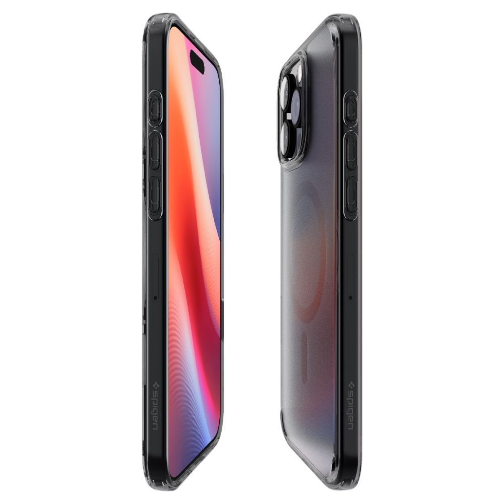 COPERTURA SPIGEN ULTRA HYBRID "T" MAG MAGSAFE IPHONE 16 PRO MAX FROST BLACK