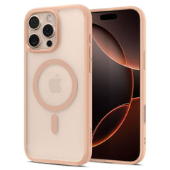 COPERTURA SPIGEN ULTRA HYBRID "T" MAG MAGSAFE IPHONE 16 PRO MAX FROST ROSE TITANIO