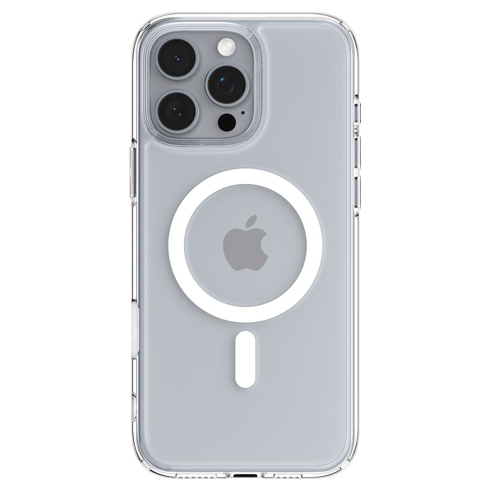 COPERTURA SPIGEN ULTRA HYBRID "T" MAG MAGSAFE IPHONE 16 PRO MAX BIANCA