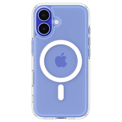COPERTURA SPIGEN ULTRA HYBRID "T" MAG MAGSAFE IPHONE 16 BIANCA
