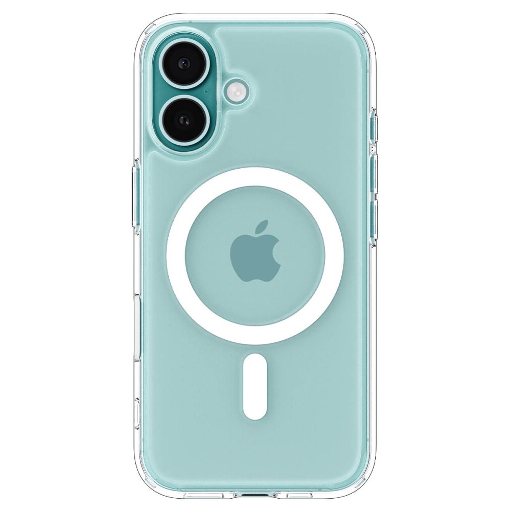 COPERTURA SPIGEN ULTRA HYBRID "T" MAG MAGSAFE IPHONE 16 BIANCA