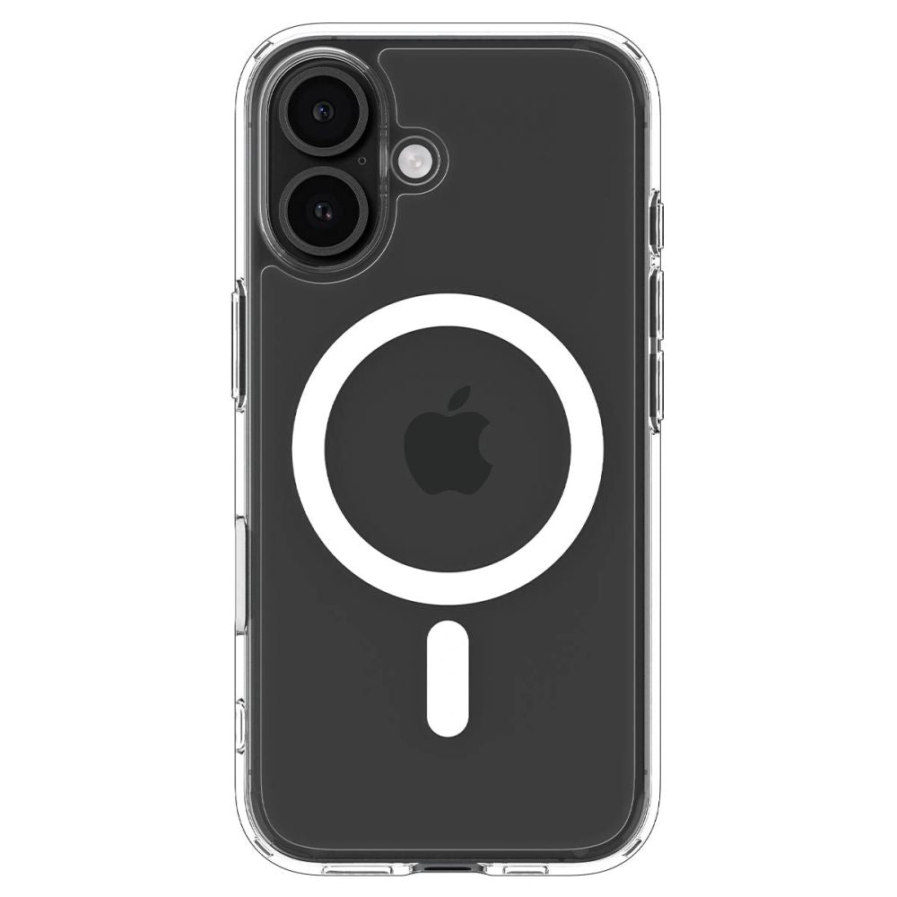 COPERTURA SPIGEN ULTRA HYBRID "T" MAG MAGSAFE IPHONE 16 BIANCA