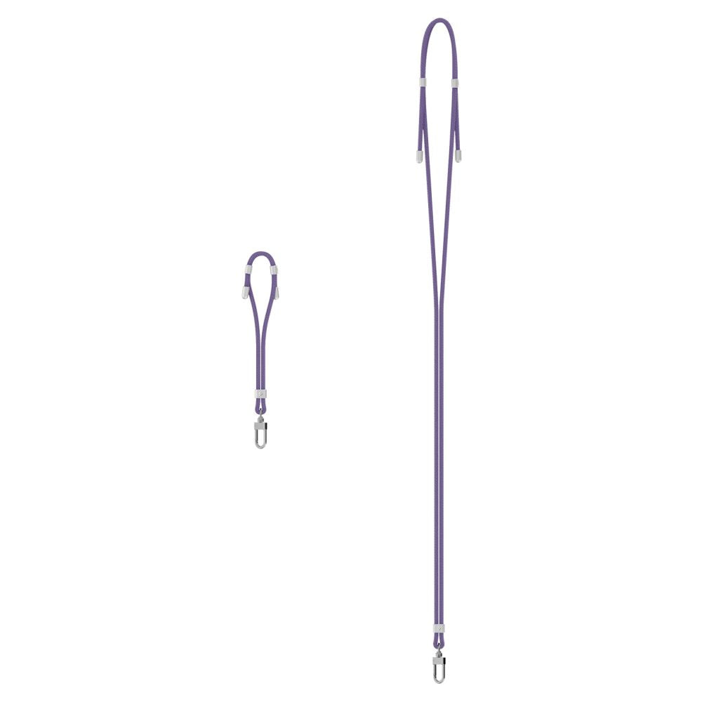 SET DI CINGHIE UNIVERSALI SPIGEN CROSSBODY E POLSO VIOLA SCURO