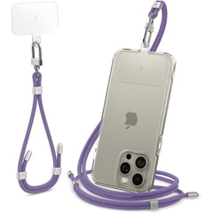 SET DI CINGHIE UNIVERSALI SPIGEN CROSSBODY E POLSO VIOLA SCURO